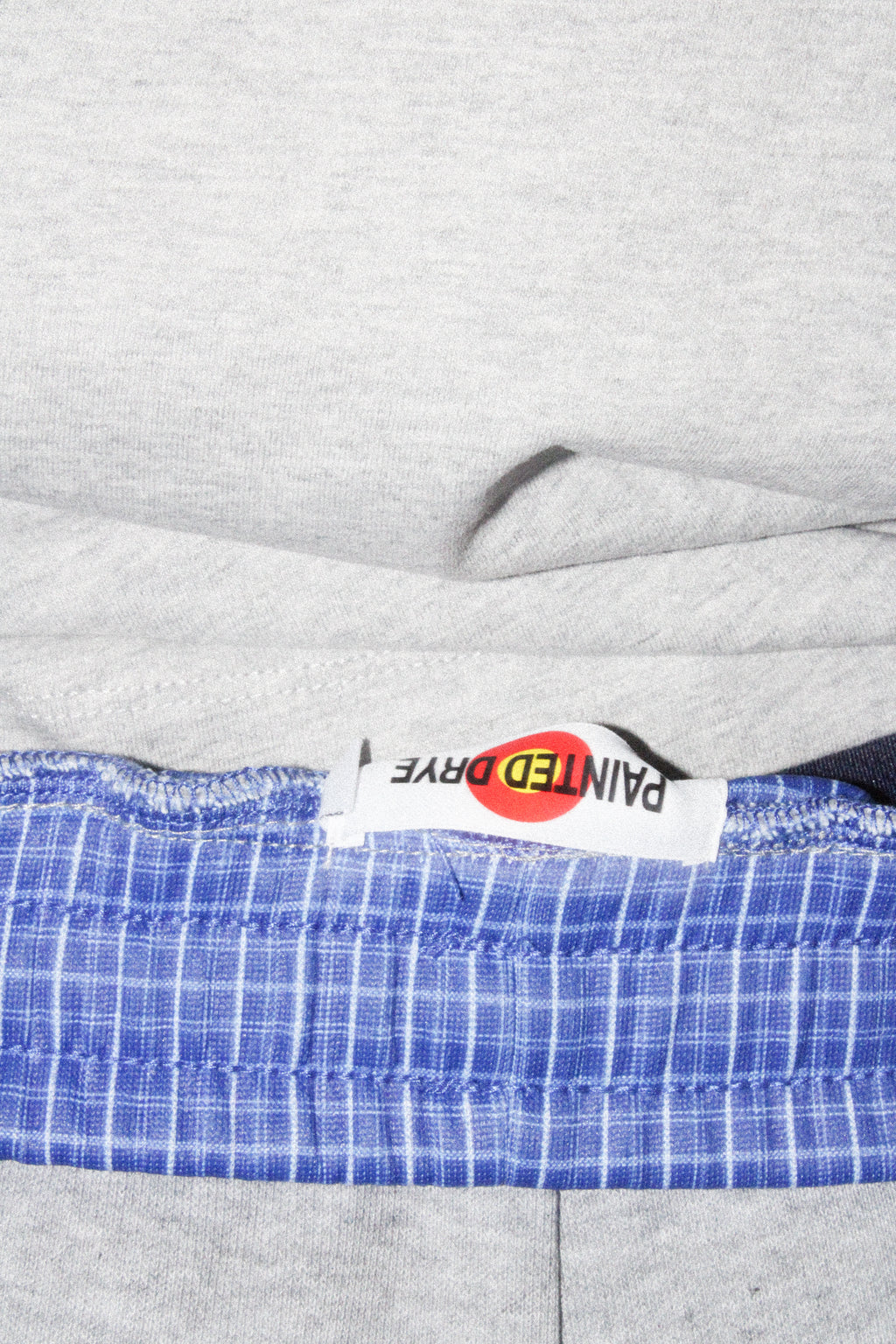 Painted Drye plaid waistband sweatpants