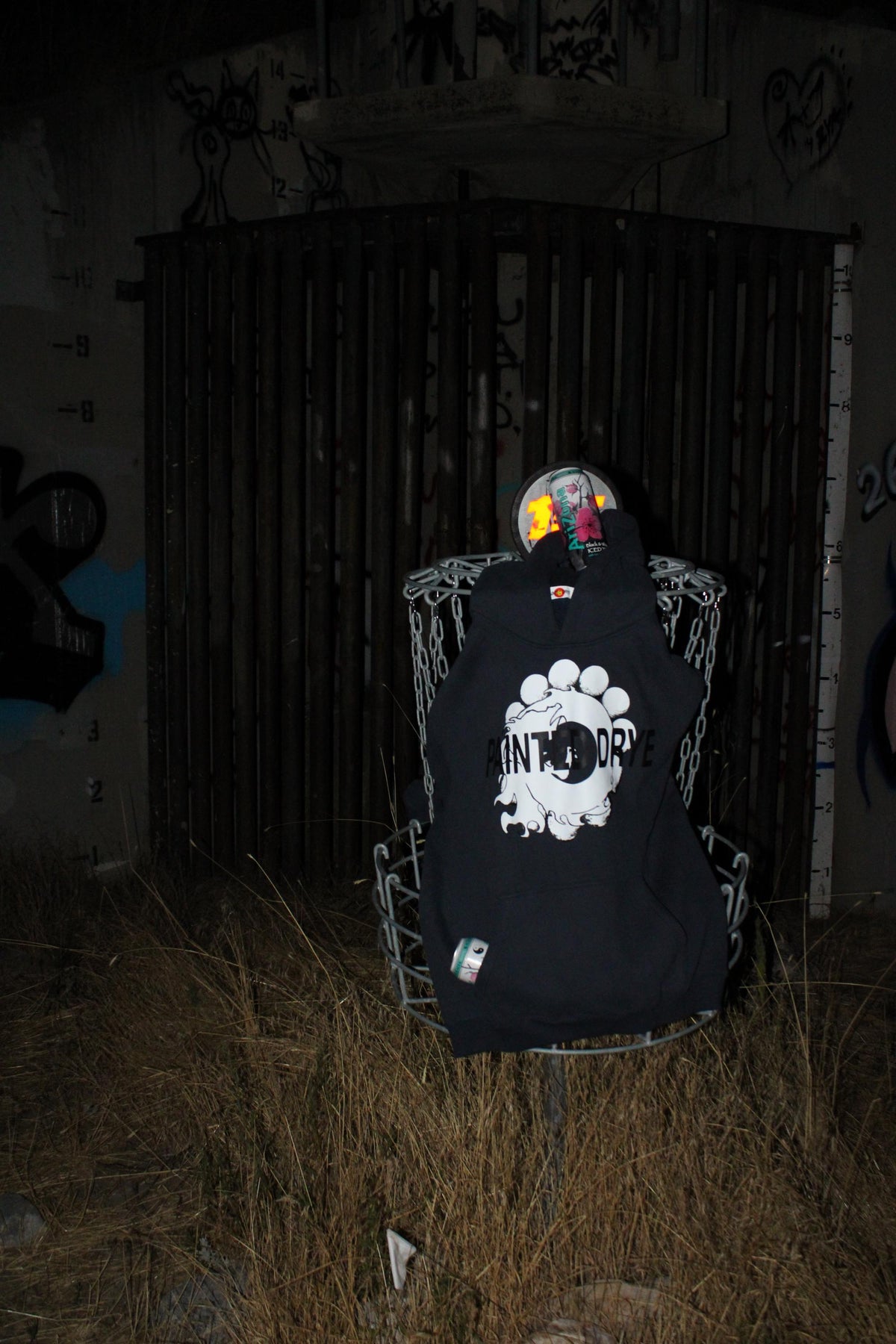 Painted Drye logo hoodie