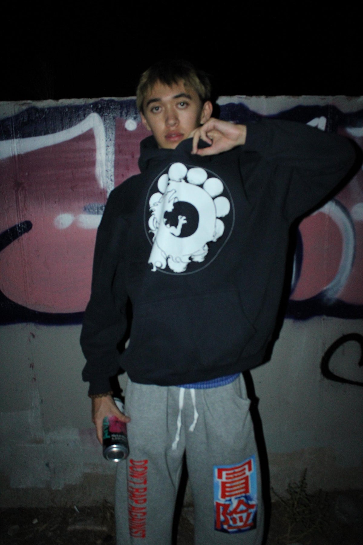 Painted Drye ring hoodie