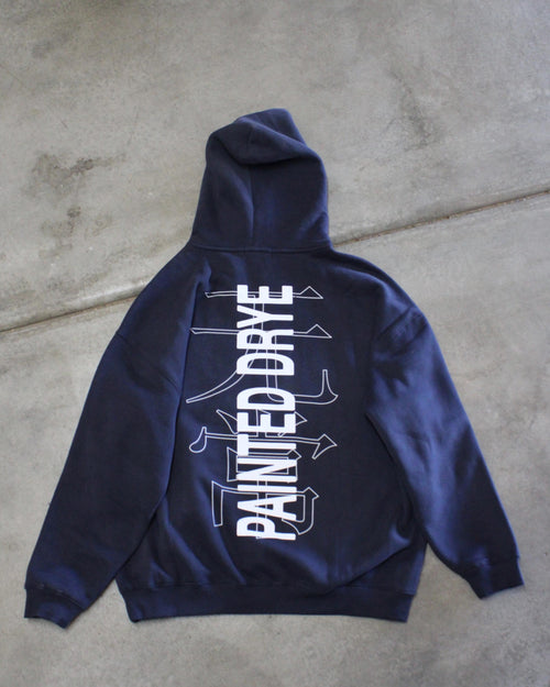 Painted Drye logo hoodie