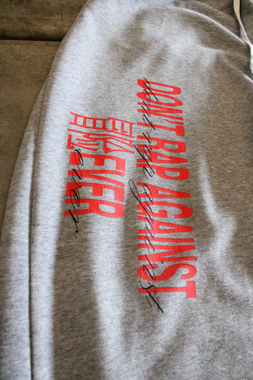 Painted Drye plaid waistband sweatpants