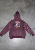 Painted Drye buddha snow wash oversize hoodie